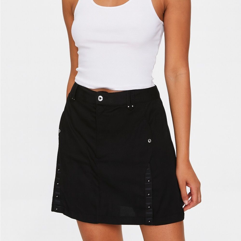 Jamie Sadock Golf Skort 14 Black Stretch Pockets Sporty Activewear Skort